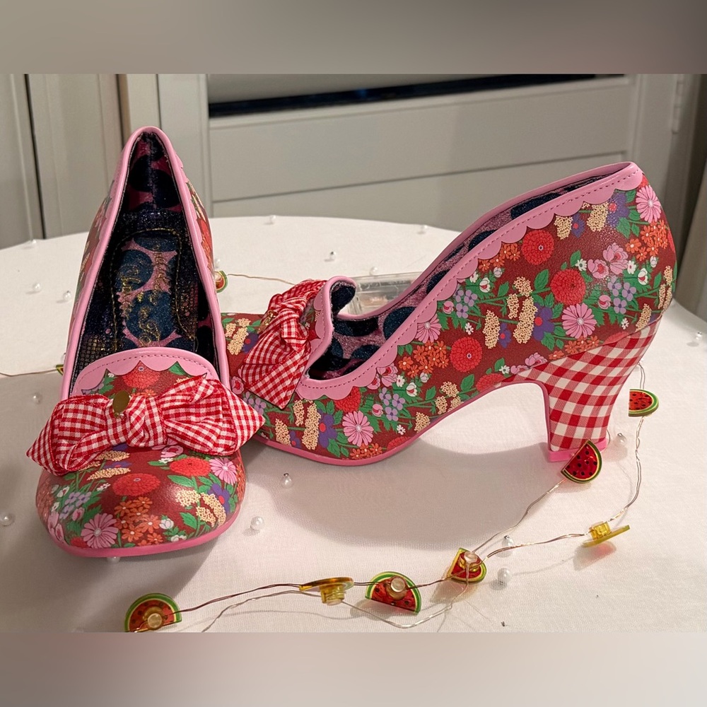 Sold Out Rare HTF Retired Irregular Choice Kanjanka Statement Heels, size 8/39 - Picture 14 of 17